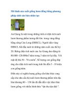 Mô hình sản xuất giống lươn đồng bằng phương pháp sinh sản bán nhân tạo ppsx