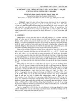 Báo cáo nghiên cứu khoa học: 