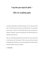 Ung thư gan nguyên phát – điều trị và phòng ngừa doc