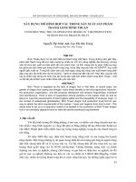 Báo cáo nghiên cứu khoa học: 