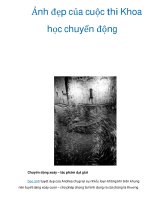 Ảnh đẹp của cuộc thi Khoa học chuyển động pptx