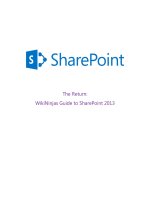 The Return: WikiNinjas Guide to SharePoint 2013