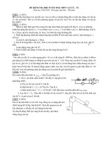ĐỀ KIỂM TRA ĐỘI TUYỂN HSG MÔN VẬT LÝ T2 Năm học 2010-2011 pps