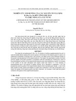 Báo cáo khoa học: 