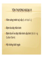 Bài giảng thần kinh - Liệt hai chân part 3 docx