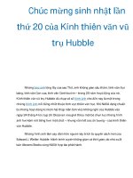 Chúc mừng sinh nhật lần thứ 20 của Kính thiên văn vũ trụ Hubble potx