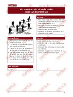 Bài 1: Nhận thức và phát triển năng lực doanh nhân pdf