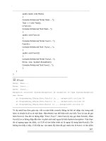 Giáo trình phân tích khả năng truy cập các thành phần tùy biến trong mảng có kích thước khác nhau p10 pptx