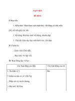 Giáo án lớp 4: TẬP VIẾT BÉ HOA potx
