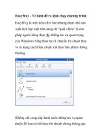 EasyWay - Vẽ hình để ra lệnh chạy chương trình EasyWay là một tiện ích tí hon potx