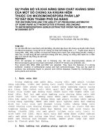 Báo cáo nghiên cứu khoa học: 