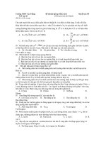 Đề thi thử đại học Môn vật lí - Mã đề 345 pps