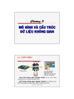 Chương 3. Mô hình và cấu trúc dữ liệu không gian potx