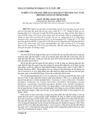 Báo cáo nghiên cứu khoa học: 