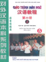 Giáo trình Tiếng Trung tập 3 Shang Phần 1.1 pdf