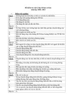 Đề kiểm tra vật lý lớp 10 ban cơ bản năm học 2010- 2011 pps