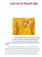 Lịch sử lý thuyết dây ppt