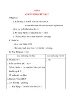 Giáo án lớp 4: TOÁN CHU VI HÌNH CHỮ NHẬT potx