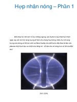 Hợp nhân nóng – Phần 1 pptx