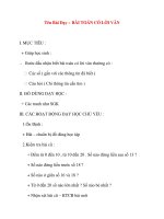 Giáo án lớp 1 môn Toán: Tên Bài Dạy : BÀI TOÁN CÓ LỜI VĂN docx