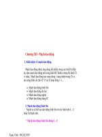 Điện tử căn bản - Chương 12 doc