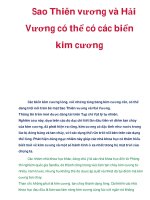 Sao Thiên vương và Hải Vương có thể có các biển kim cương doc