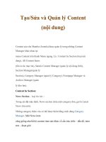 HƯỚNG DẪN THIẾT KẾ WEB_JOOMLA WEB_TẠO/SỬA VÀ QUẢN LÝ CONTENT potx