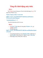 Thủ thuật Windows XP:Tăng tốc khởi động máy tính pps