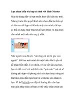 Lựa chọn kiểu tóc hợp cá tính với Hair Master ppt