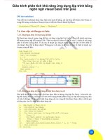 Giáo trình phân tích khả năng ứng dụng lập trình bằng ngôn ngữ visual basic trên java p1 pdf