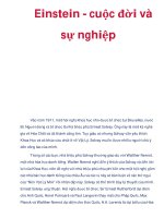 Einstein - cuộc đời và sự nghiệp pps