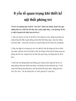 8 yếu tố quan trọng khi thiết kế nội thất phòng trẻ doc