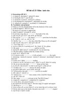 Đề thi số 23 Môn: Anh văn ppt