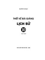 Thiết kế bài giảng lịch sử 10 tập 1 part 1 ppt