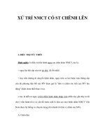 XỬ TRÍ NMCT CÓ ST CHÊNH LÊN docx