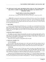 Báo cáo nghiên cứu khoa học: 