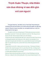 Trịnh Xuân Thuận, nhà thiên văn đưa những vì sao đến gần với con người ppsx