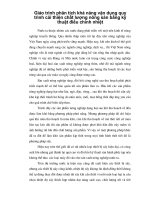 Giáo trình phân tích khả năng vận dụng quy trình cải thiện chất lượng nông sản bằng kỹ thuật điều chỉnh nhiệt p1 pps