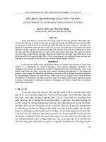 Báo cáo nghiên cứu khoa học: 