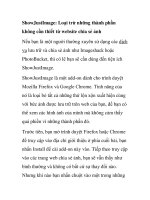 ShowJustImage: Loại trừ những thành phần không cần thiết từ website chia sẻ ảnh docx