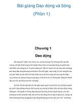 Bài giảng Dao động và Sóng (Phần 1) docx
