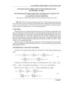 Báo cáo nghiên cứu khoa học: 