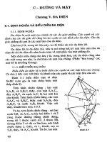 Hình học họa hình - Phần 1 Phương pháp hình chiếu thẳng góc - Chương 6 ppsx