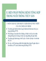 Bệnh học thủy sản : BIỆN PHÁP PHÒNG BỆNH TỔNG HỢP TRONG NUÔI TRỒNG THỦY SẢN part 1 potx