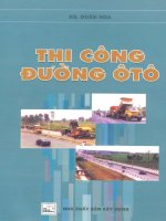 Thi công đường ô tô - Chương 1 pptx