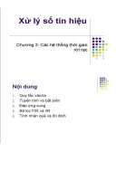 Xử lý tín hiệu số - Chương 3 pdf