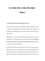 Các hình thức sở hữu hiến định – Phần 5 ppsx