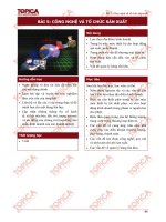 Bài 5: Công nghệ và tổ chức sản xuất pdf