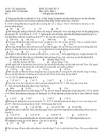 KIỂM TRA HỌC KỲ II Môn: Vật lý- Khối 11 ppsx