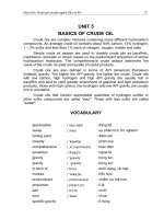 Giáo trình thuật ngữ chuyên ngành Dầu và Khí - Unit 5 pptx